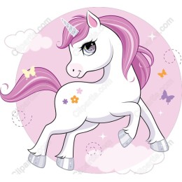 Whimsical Unicorn Clipart