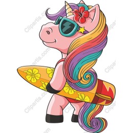 Surfing Unicorn