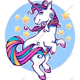 Whimsical Rainbow Unicorn