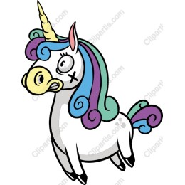 Cute Cartoon Unicorn