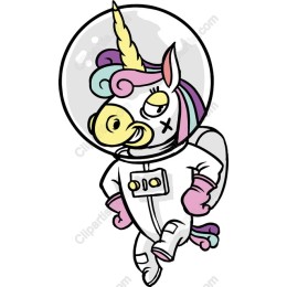 Galactic Unicorn Astronaut
