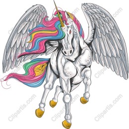 Majestic Winged Unicorn