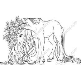 Floral Unicorn