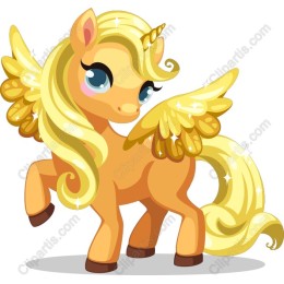 Whimsical Winged Unicorn
