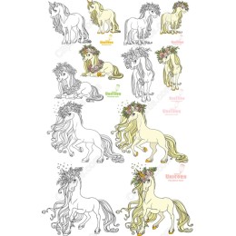 Unicorn Clipart Set - Magical
