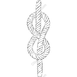 Intertwined Rope Knot