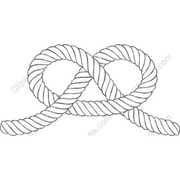 Intertwined Rope Knot