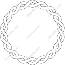 Circular Knot Border