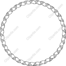 Elegant Twisted Rope Frame