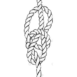 Elegant Rope Knot