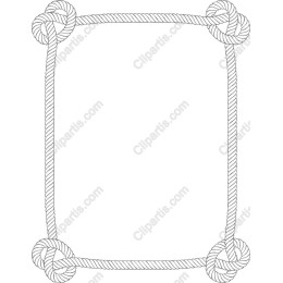 Nautical Rope Frame