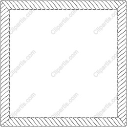Elegant Rope Border Frame