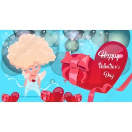Whimsical Cupid Valentine's Day