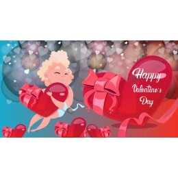 Valentine's Day Cherub Heart