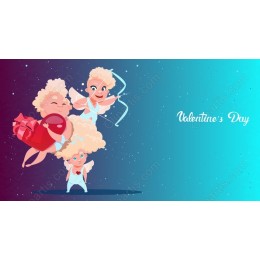 Cupid's Whimsy: Valentine's Day Cherubs