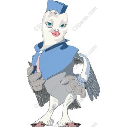 Charming Whimsical Bird