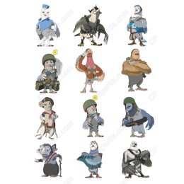 Whimsical Bird & Animal Set - Bundle