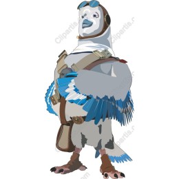 Charming Aviator Pigeon