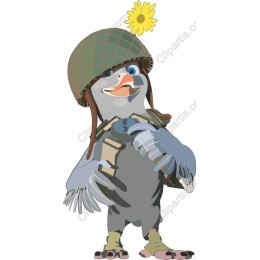 Playful Bird Soldier