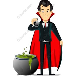 Vampire Wizard Cauldron