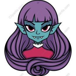 Playful Vampire Girl
