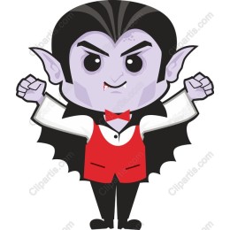 Cute Cartoon Vampire