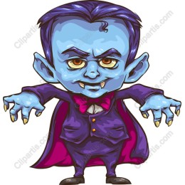 Charming Blue Vampire