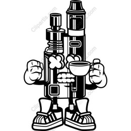 Vibrant Vaping Character