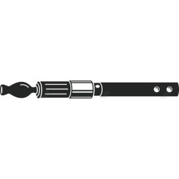 Stylish Black and White Vape Pen