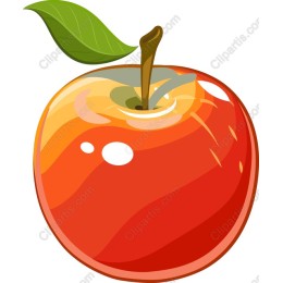 Vibrant Red Apple