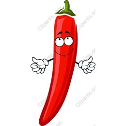 Cheerful Red Chili Pepper