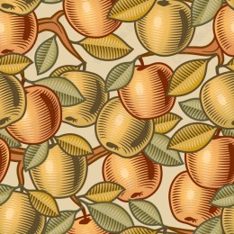 Vintage Apple Pattern