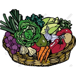Colorful Vegetable Basket