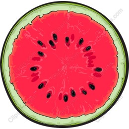 Vibrant Watermelon Slice
