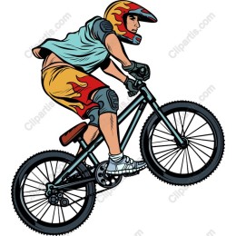 BMX Rider in Action