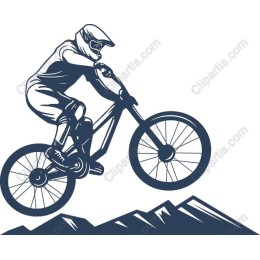 Dynamic Mountain Biker