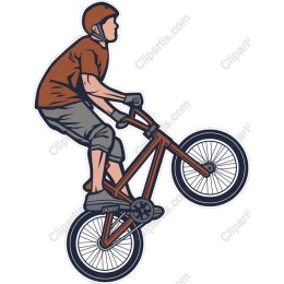 Dynamic BMX Rider