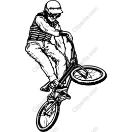 Dynamic BMX Rider