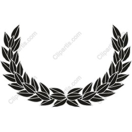 Black Laurel Wreath