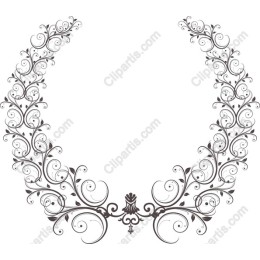 Elegant Floral Wreath