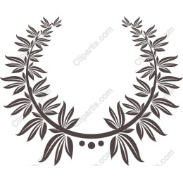 Elegant Laurel Wreath