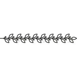 Elegant Black Leaf Branch