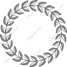 Black Leaf Wreath