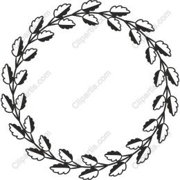Elegant Circular Leaf Wreath