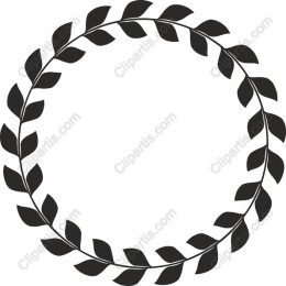 Elegant Laurel Wreath