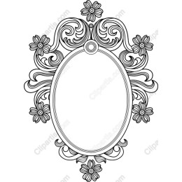 Ornate Floral Frame