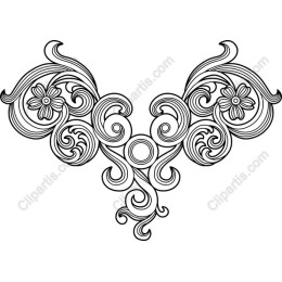 Intricate Floral Swirl