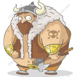 Comical Viking Character