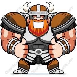 Vibrant Viking Warrior