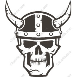 Fierce Viking Skull